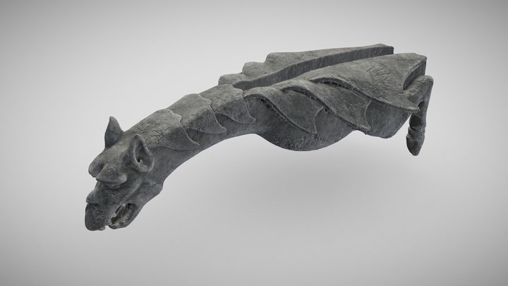 Waterspout Gargoyle "Fell Mount" 3D Model