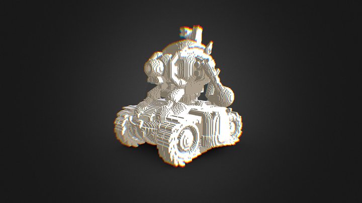 Metal Slug Tank  / 越南大戰戰車 blocks 3D Model