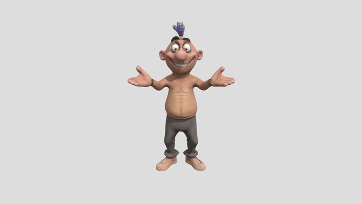 funny mage 3D Model