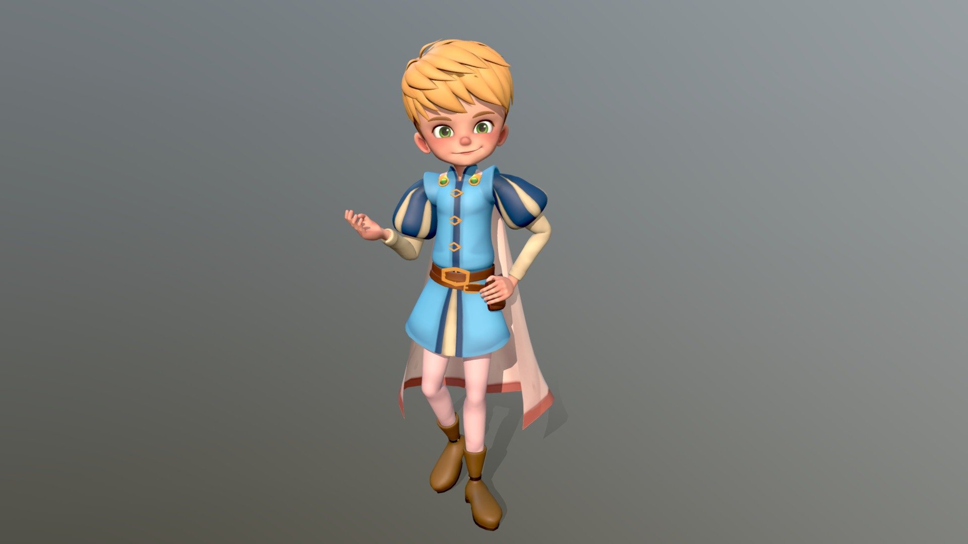 Son of The Anime King 1 - Free 3D Model by kianshoja