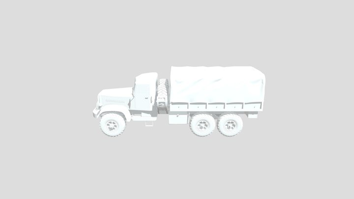 KrAZ-214 – Kostenloses 3D-Modell STL