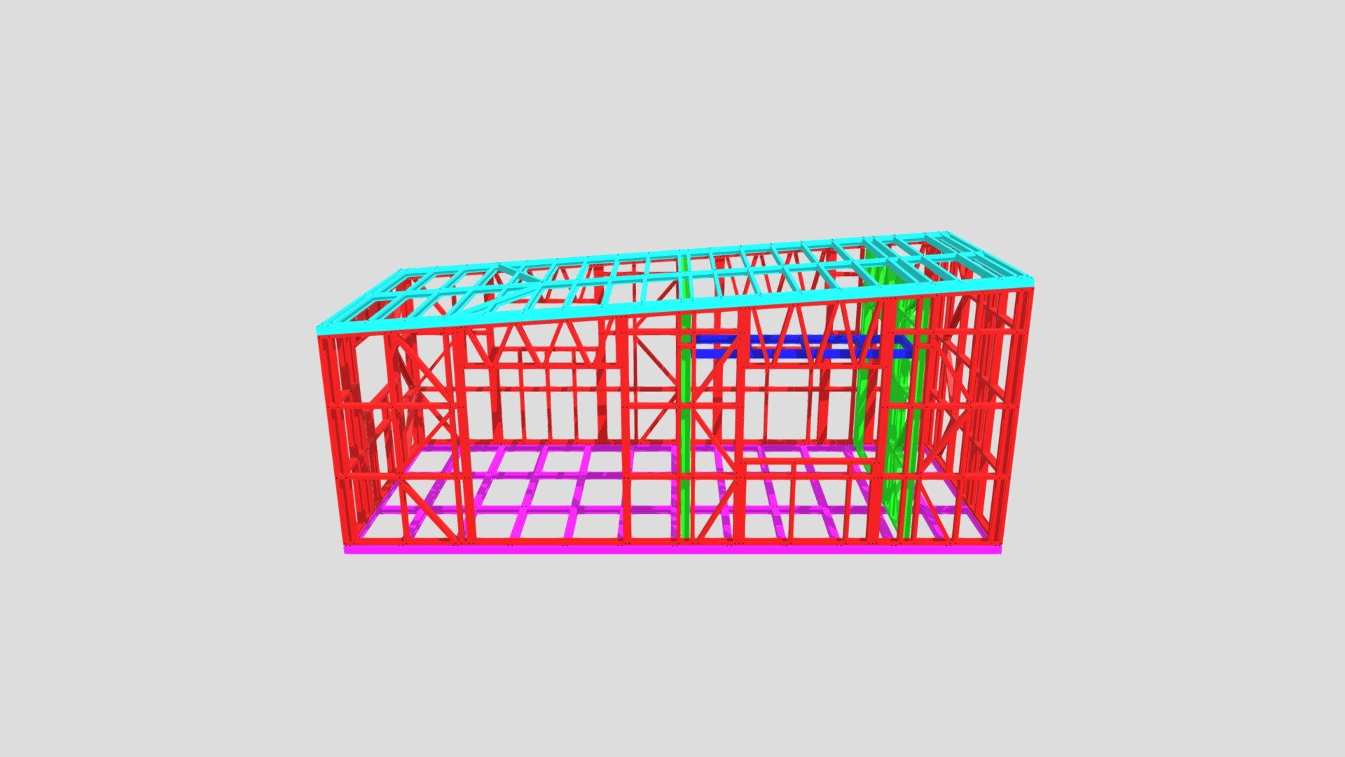 SBodmin TH - 7.2m x 3.0m Rev 1 - Download Free 3D model by Steel Frame ...