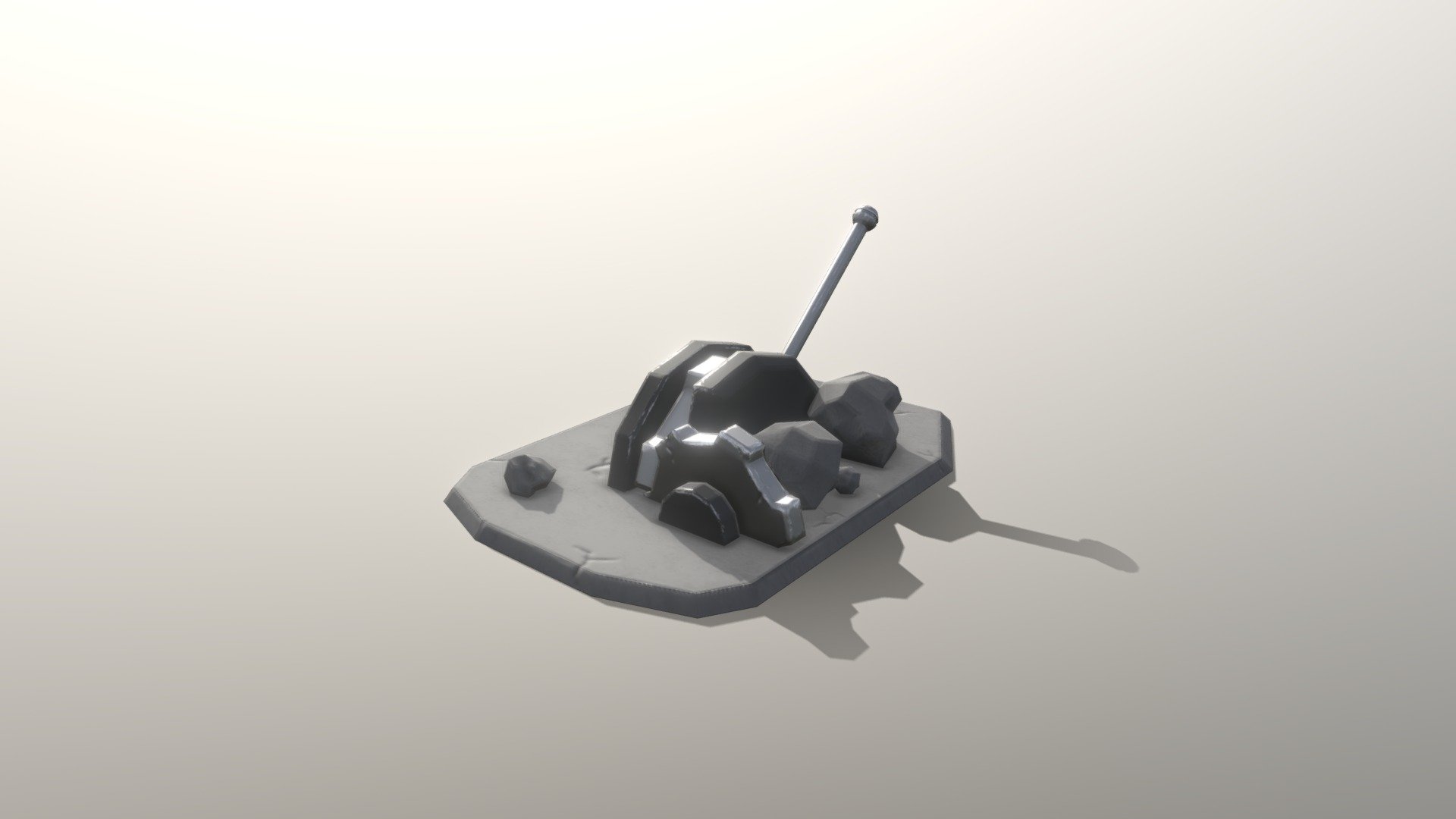 Lever with animation