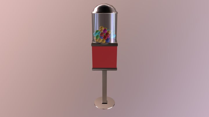 Gumball Machine 3D Model