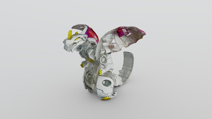 EV Prisma Dragonoid [STAND] - Bakugan 3D Model