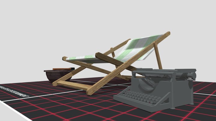 DAE 5 Finished Props - Forest loner 3D Model