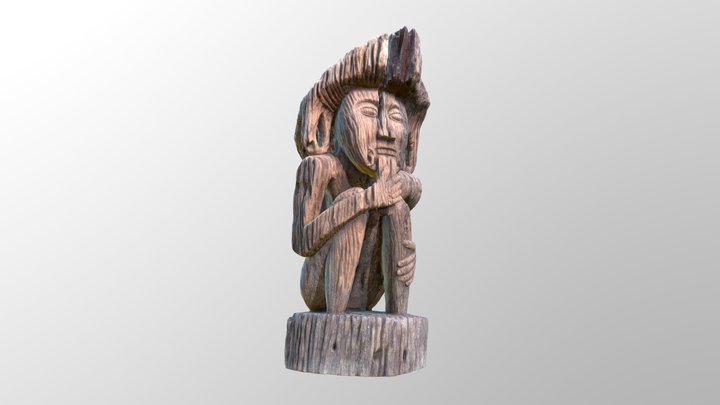 Patong Dayak 3D Model