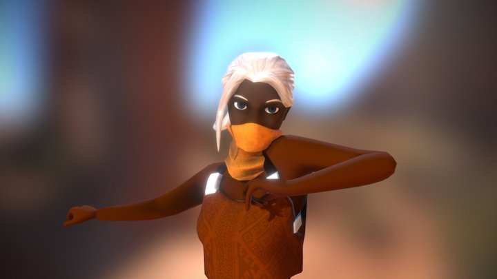 July Animated 3D Model