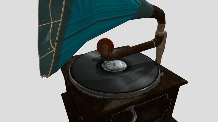 Gramophone Animation Testing – Modèle 3D gratuit STL