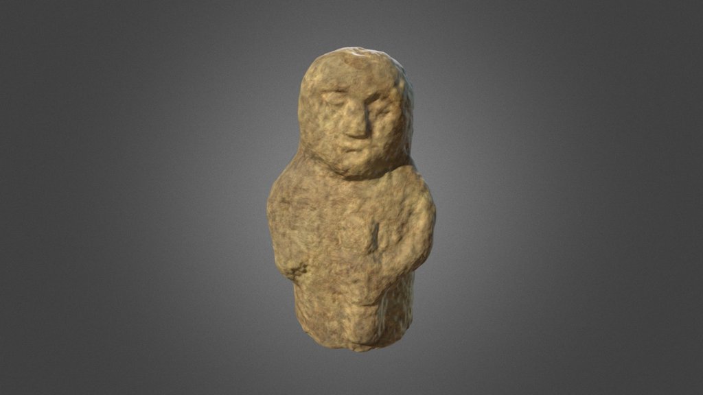 Statuette Gallo-Romaine (Mercure) — Sketchfab embed 3D viewer