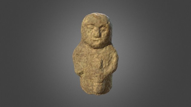 Statuette Gallo-Romaine (Mercure) 3D Model