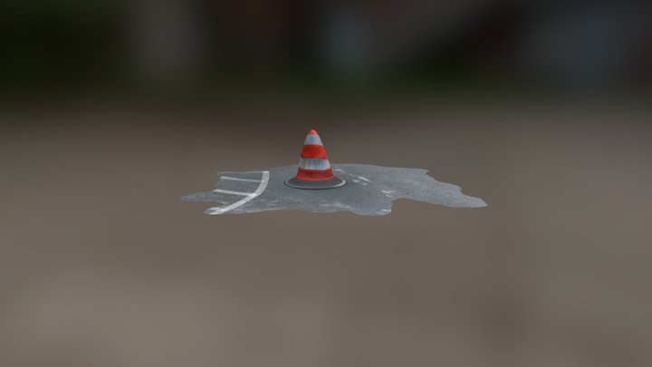 Construction Cone Test 3D Model