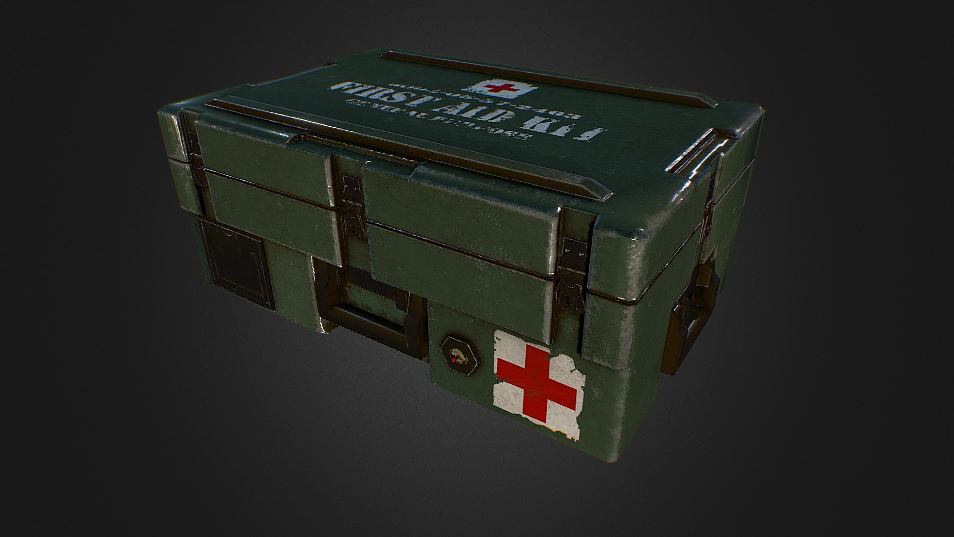 Military Medkit 3d Model By Maxim Van Daele Maximvandaele Dbeec40