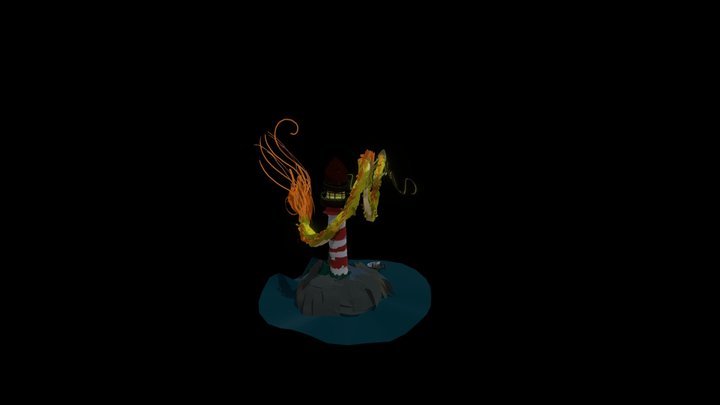 lighthouse_and_dragon 3D Model