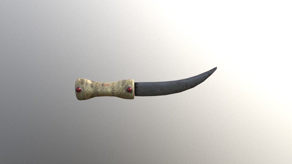 Middle Easter Dagger - 3D model by dennisgarcia [dbefe21] - Sketchfab