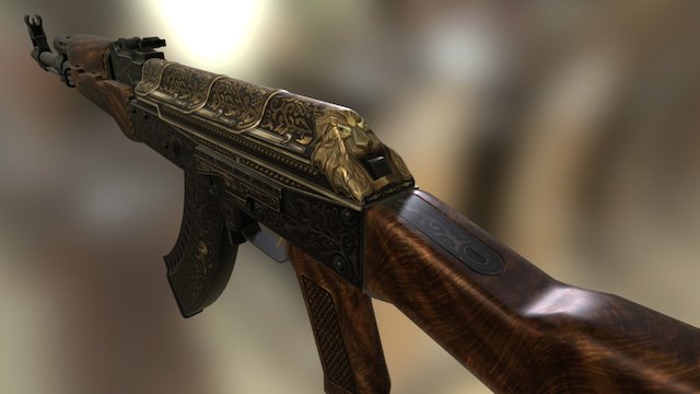 AK-47 | Pride 3D Model