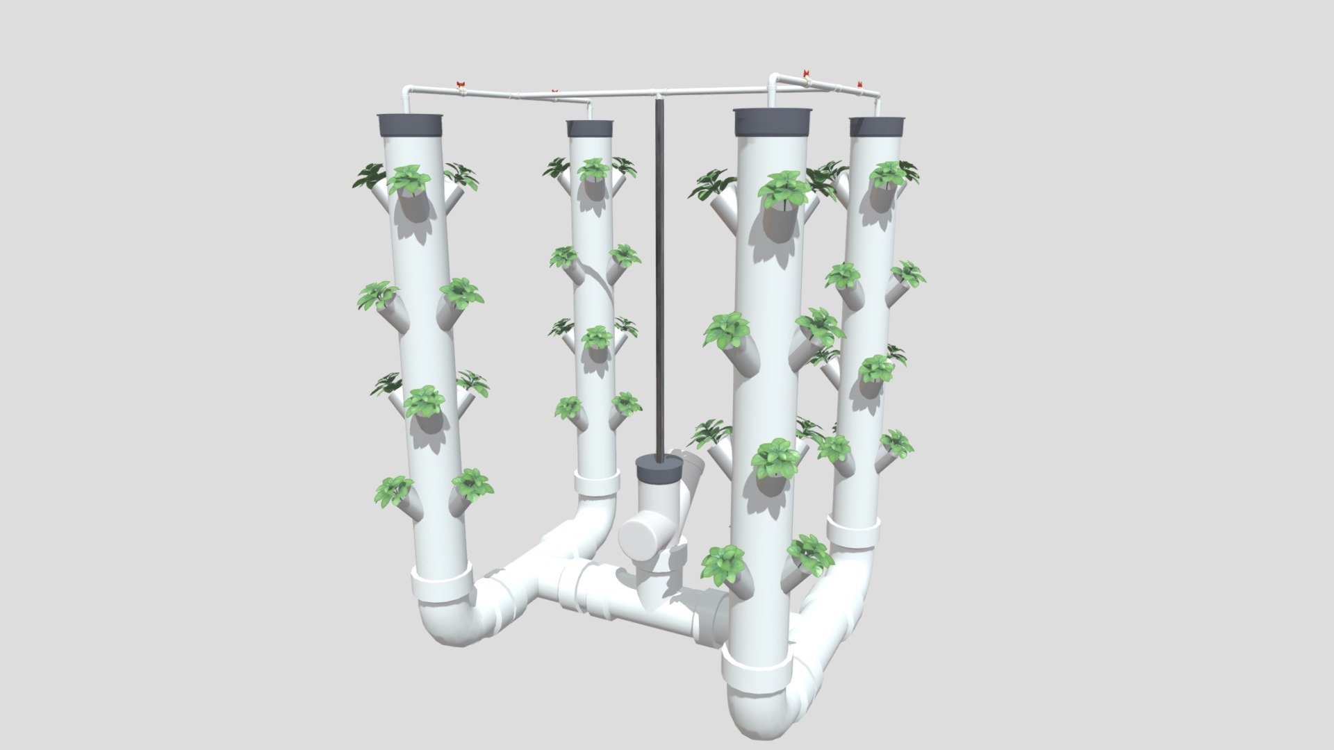 Hydroponic Tower free download - Download Free 3D model by ...