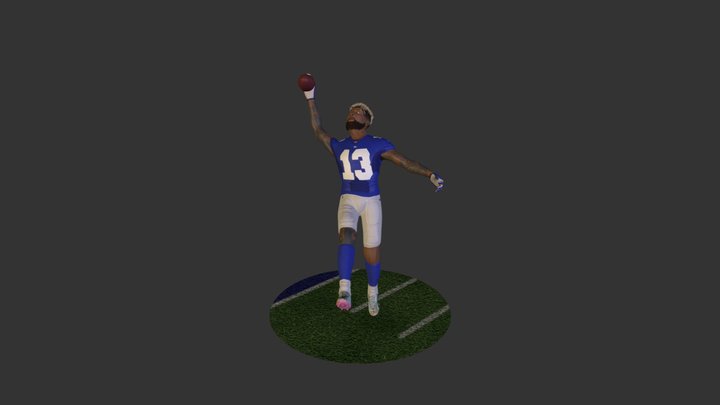 Odell Beckham jr sculpt 3D Model