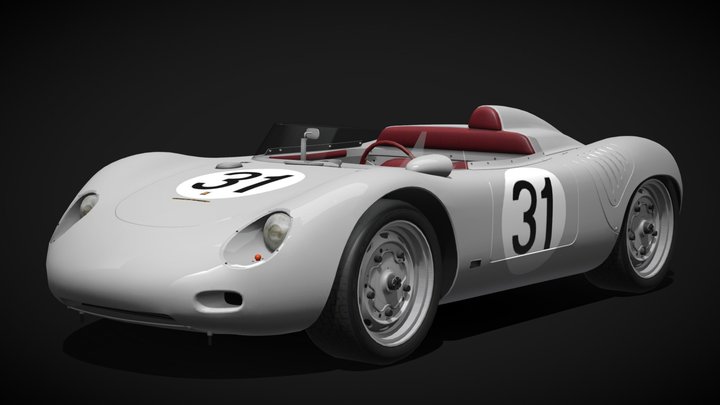 1959 Porsche 718 RSK – Modello 3D gratuito STL