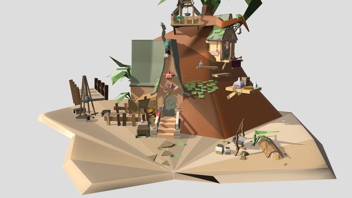 Voodoo Cabin 3D Model