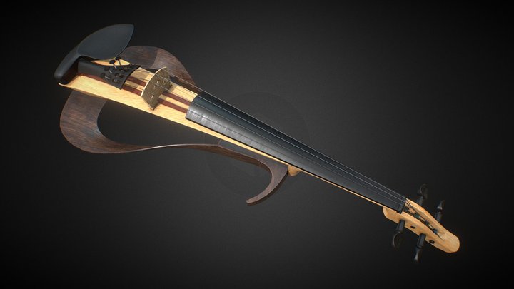 Violin 3D Model