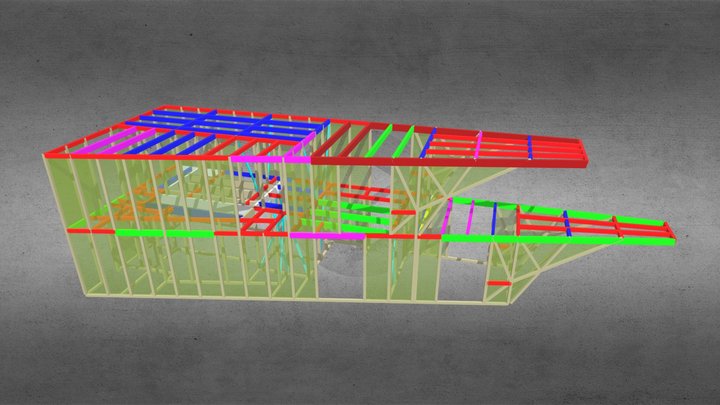 G施設(大阪) 3D Model