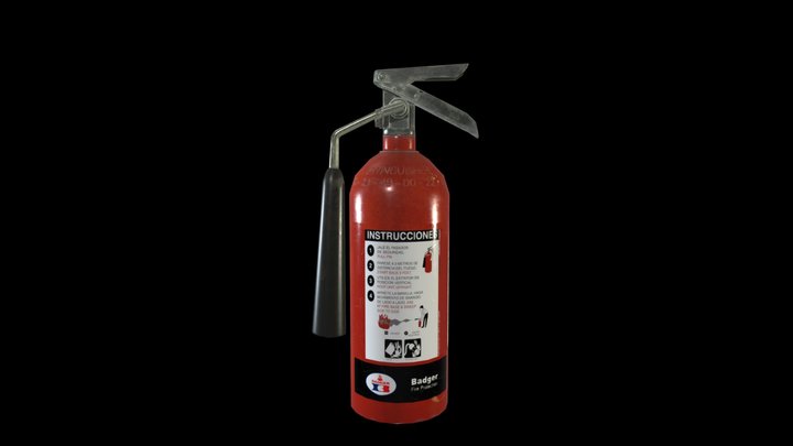 Extinguisher 3D Model