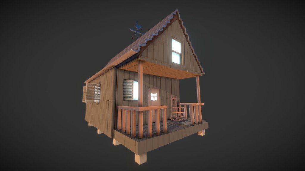 Farmer House - 3D model by Natgica [dbf3e6a] - Sketchfab