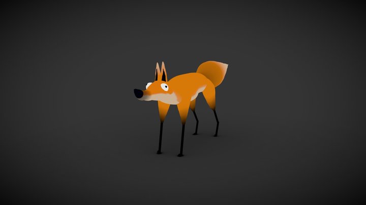 Fox Model 3D Model