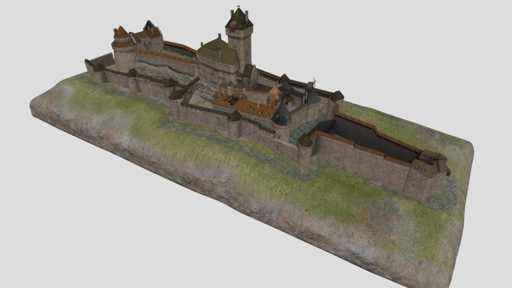 Chateau du Haut-Koenigsbourg 3D Model