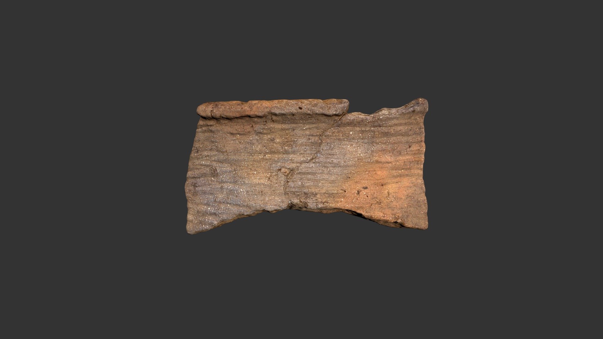 Gaston Simple Stamped Rimsherd (619p1266-3)