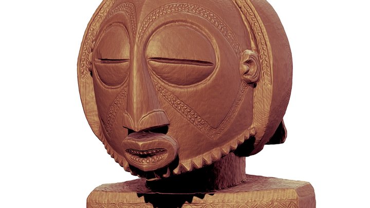Boyo ancestor figure, Congo 3D Model