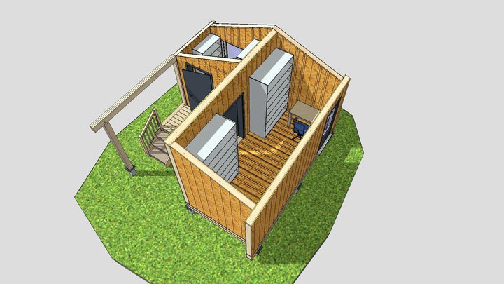 Бытовка F20 280325 3D Model