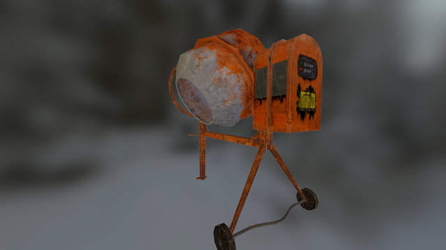Old mixer 3D Model