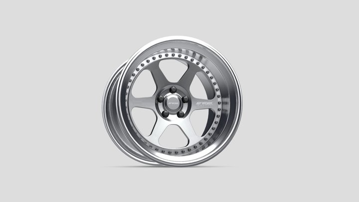 Work Meister L1 3Piece – Detailed Wheel 3D Model 3D Model