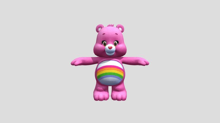 Care Bears Music Band - Cheer Bear 3D Model