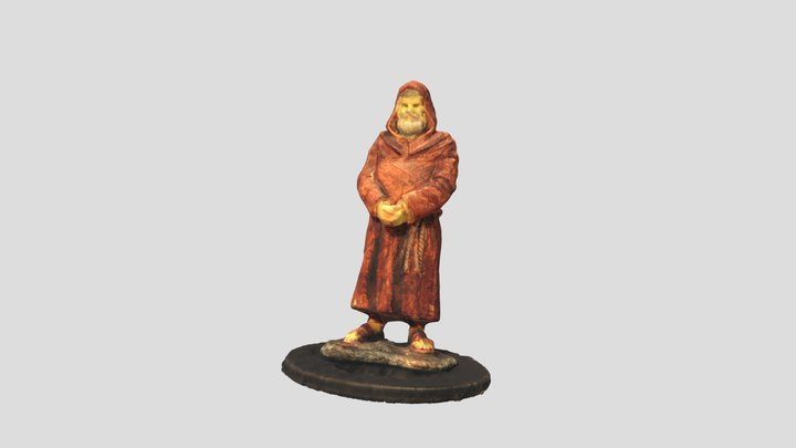 Monk/Friar 3D Model