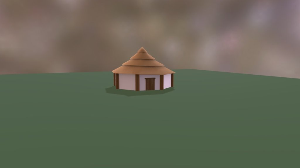 Hut Animated Two-Part 03 - 3D model by leftwich [dbf7ccc] - Sketchfab