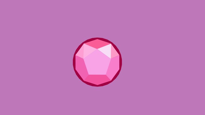 Pink Diamond's Gem 3D Model
