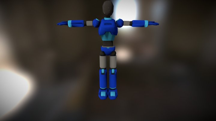 Megaman 3D Model