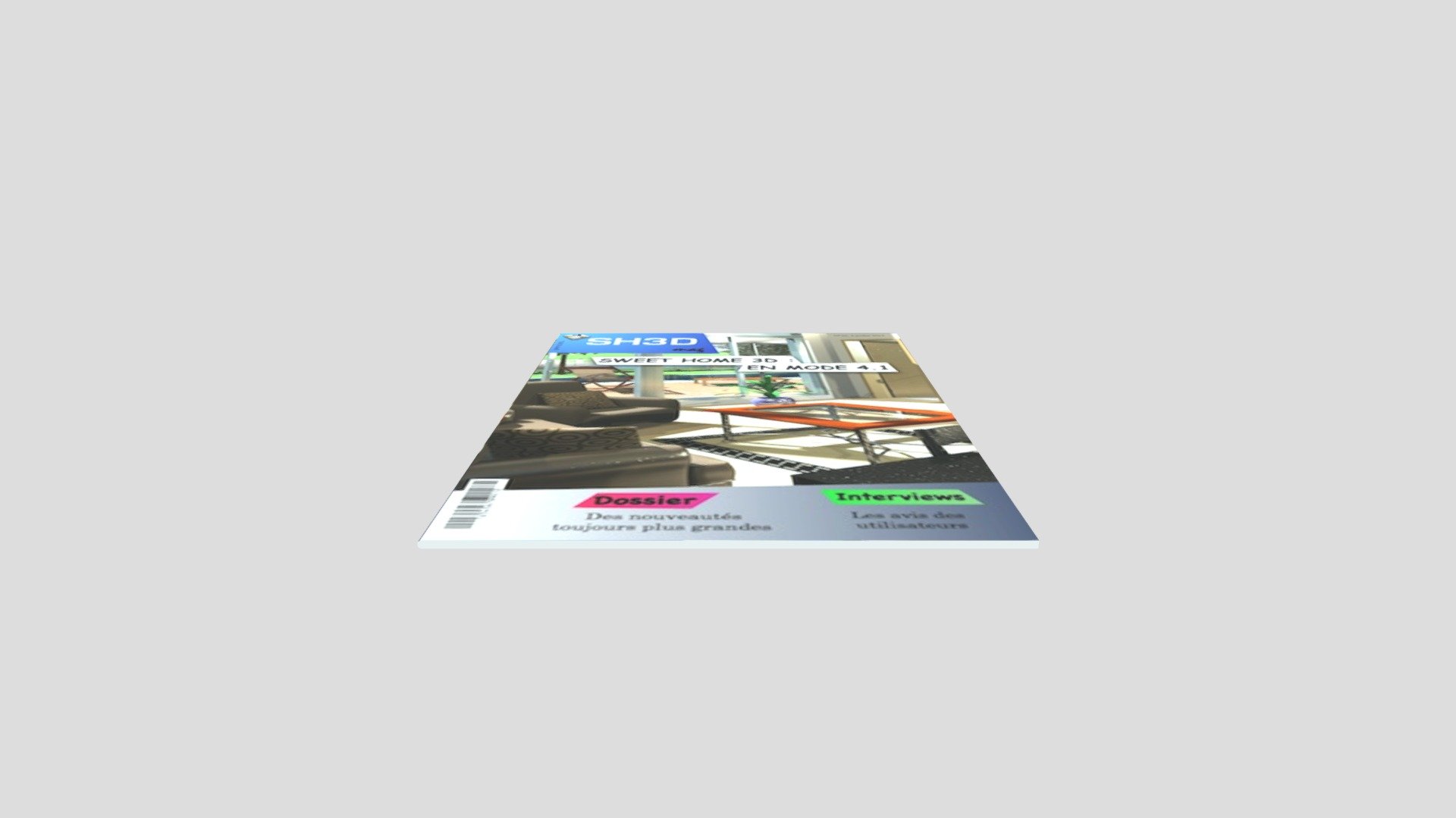 Magazine - Download Free 3D model by 1-3D.com [dbf9530] - Sketchfab