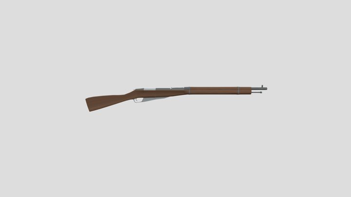 K98 Rifle 3D Model