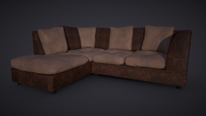 Corner Sofa – Modello 3D gratuito STL