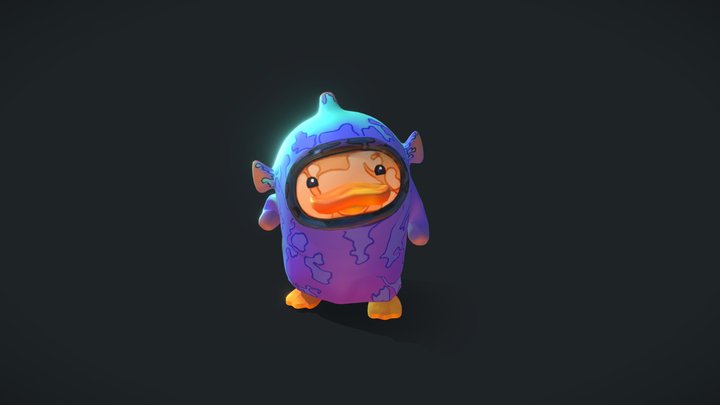 Duckoo - Fan Art 3D Model