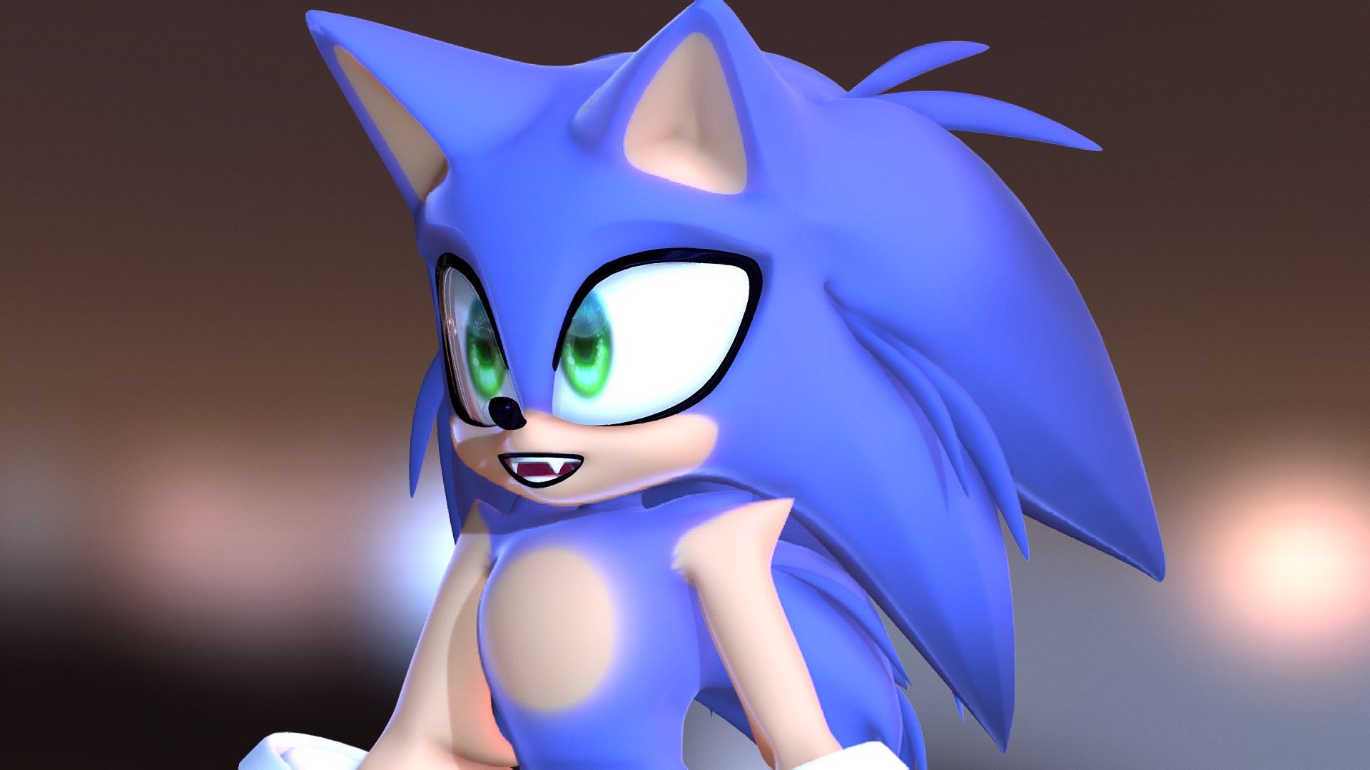 Sonic 3D model by Teva (TerrAxy) [dbfcaf6] Sketchfab