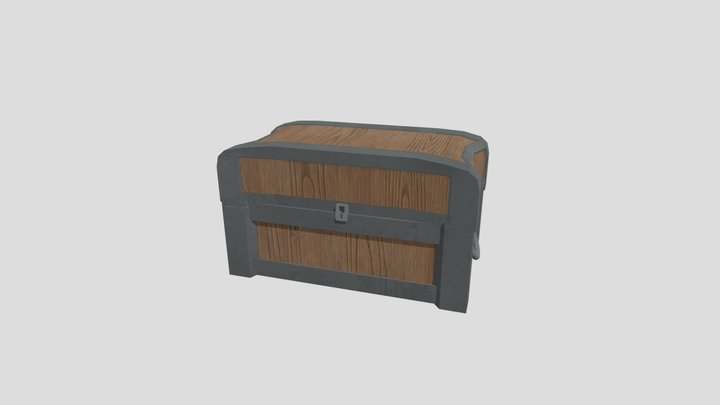 Fantasy Chest 3D Model