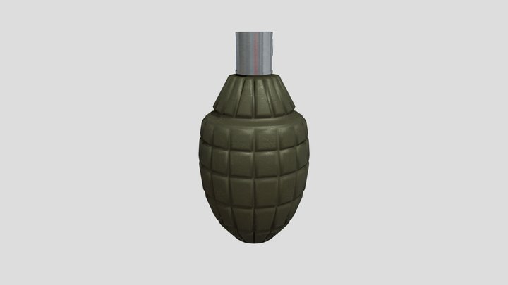Grenade (Mk 2 based) 3D Model