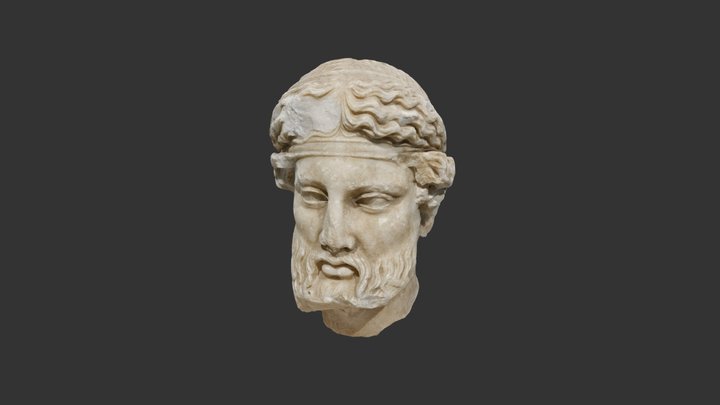 Head of Dionysos 3D Model