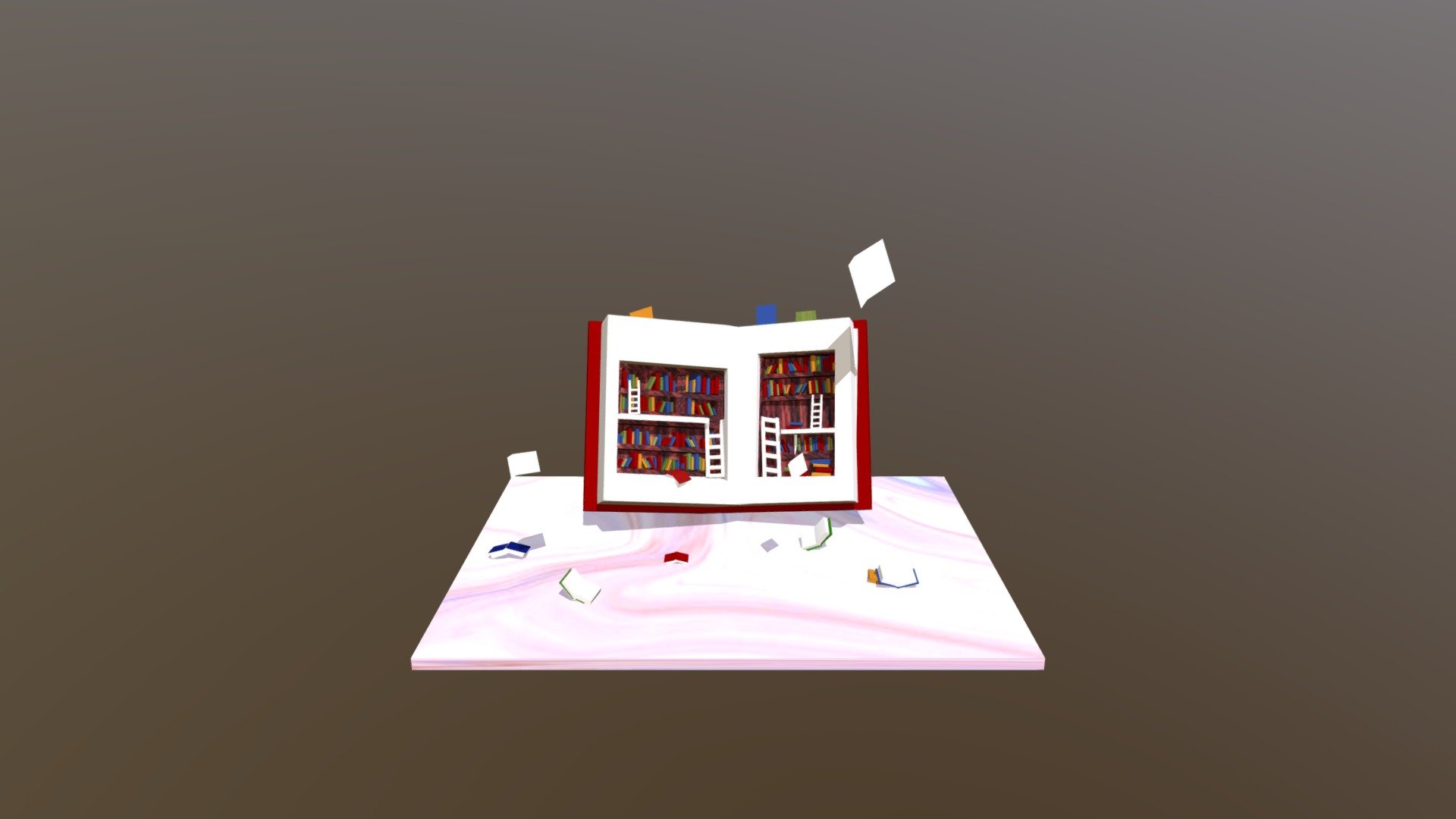 Library in Book