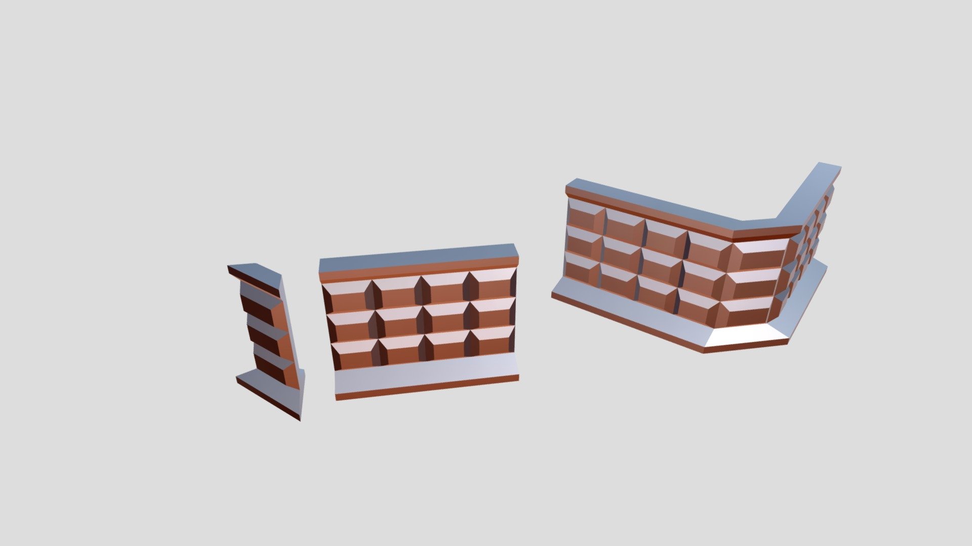 Simple concrete bollard N Corner — Sketchfab embed 3D viewer